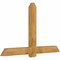Ekena Millwork Eugene Rough Sawn Timber Gable Bracket, Western Red Cedar, 72"W x 45"H x 4"D x 6"F, 15/12 Pitch GBW072X45X0406EUG00RWR - alternate 2